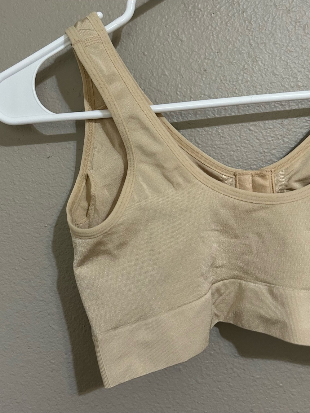 Wacoal B-Smooth Neutral Front Closure Seamless Wire Free Bra Women’s Size 38 - Picture 7 of 9